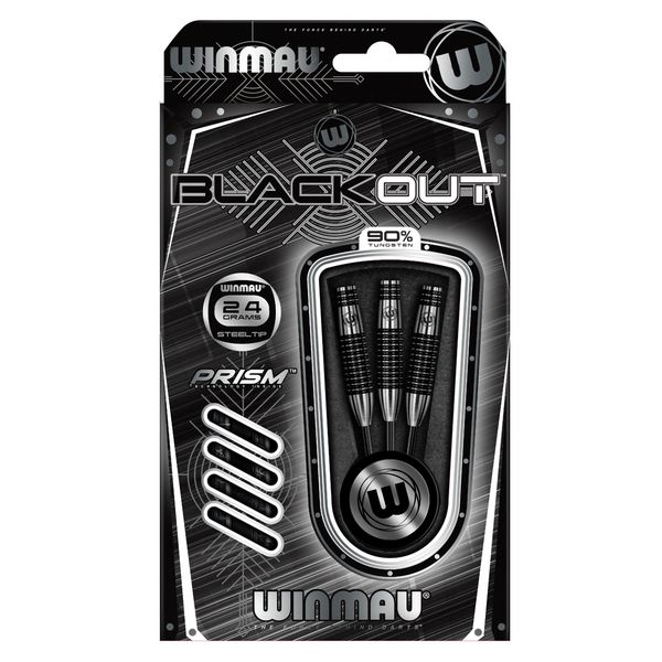 Produktbild: Winmau 7096.01 - Steeldart Winmau Blackout 1043-24g