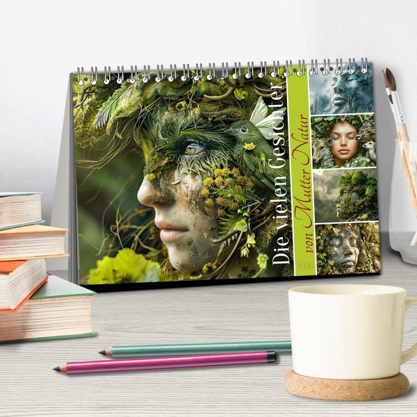 Produktbild: Die vielen Gesichter von Mutter Natur (Tischkalender 2026 DIN A5 quer), CALVENDO Monatskalender