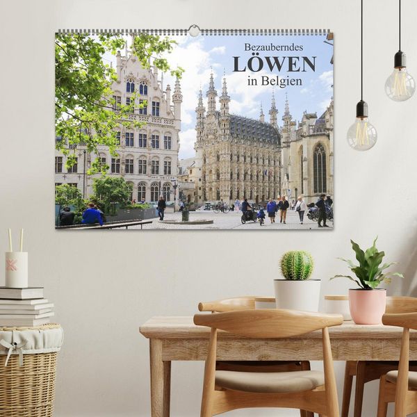 Produktbild: Bezauberndes L&ouml;wen in Belgien (Wandkalender 2026 DIN A2 quer), CALVENDO Monatskalender