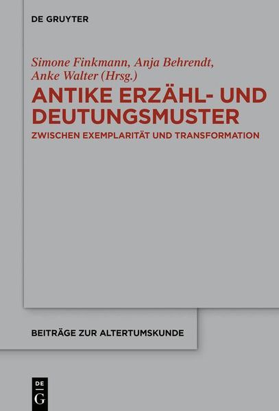Produktbild: Antike Erz&auml;hl- und Deutungsmuster