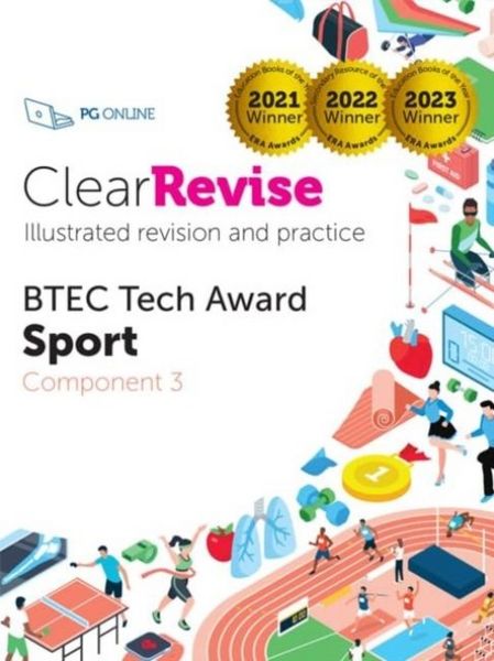 Produktbild: ClearRevise BTEC Level 1/2 Tech Award Sport: Component 3