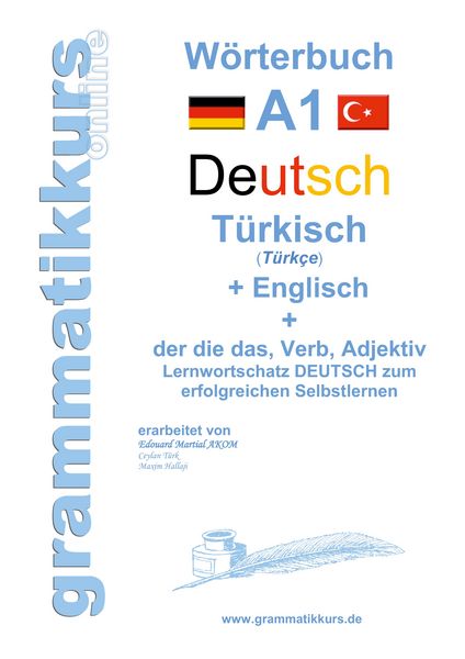 Produktbild: W&ouml;rterburch Deutsch - T&uuml;rkisch Englisch A1