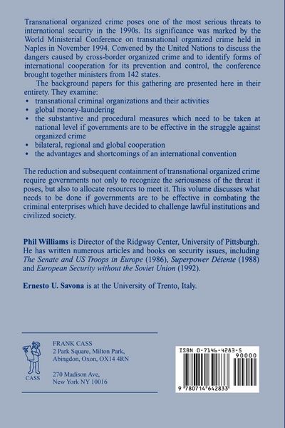Produktbild: The United Nations and Transnational Organized Crime