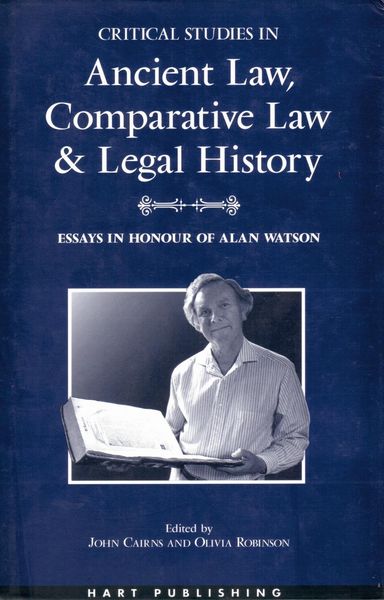 Produktbild: Critical Studies in Ancient Law, Comparative Law and Legal History