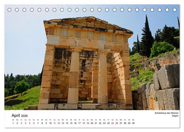 Produktbild: Der Norden Griechenlands (Tischkalender 2026 DIN A5 quer), CALVENDO Monatskalender