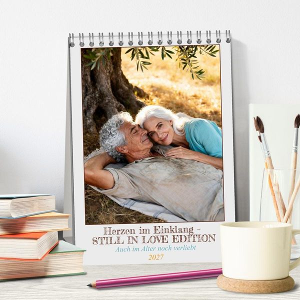 Produktbild: Herzen im Einklang &ndash; STILL IN LOVE EDITION (Tischkalender 2027 DIN A5 hoch), CALVENDO Monatskalender