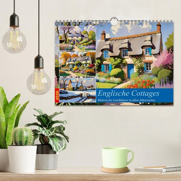 Produktbild: Englische Cottages (Wandkalender 2026 DIN A4 quer), CALVENDO Monatskalender