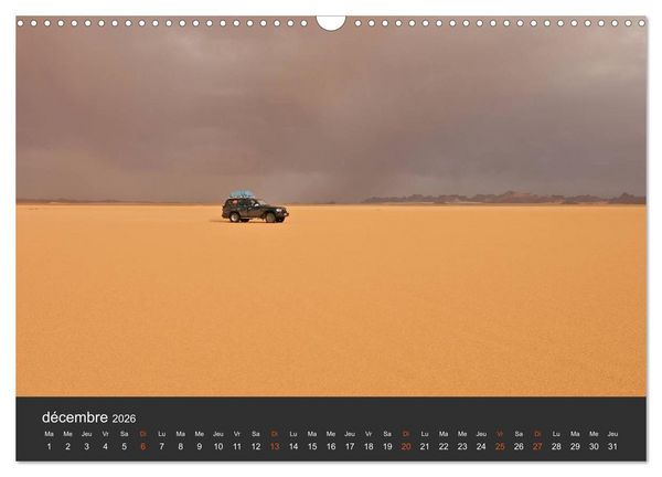 Produktbild: LE SAHARA L'Alg&eacute;rie du Sud (Calendrier mural 2026 DIN A3 vertical), CALVENDO calendrier mensuel