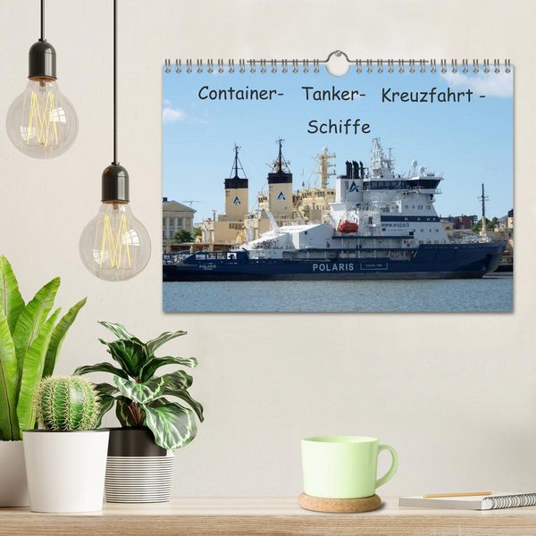 Produktbild: Container - Tanker - Kreuzfahrt - Schiffe (Wandkalender 2026 DIN A4 quer), CALVENDO Monatskalender