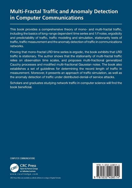 Produktbild: Multi-Fractal Traffic and Anomaly Detection in Computer Communications