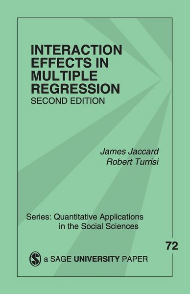 Produktbild: Interaction Effects in Multiple Regression