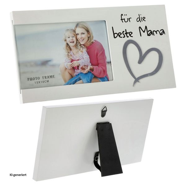 Produktbild: HTI-Living Bilderrahmen 15 x 10 mit Spruch "F&uuml;r die Beste Mama"