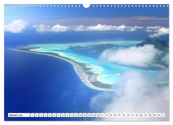 Produktbild: Reif f&uuml;r die S&uuml;dsee. Reise von Fidschi bis Bora Bora (Wandkalender 2026 DIN A3 quer), CALVENDO Monatskalender