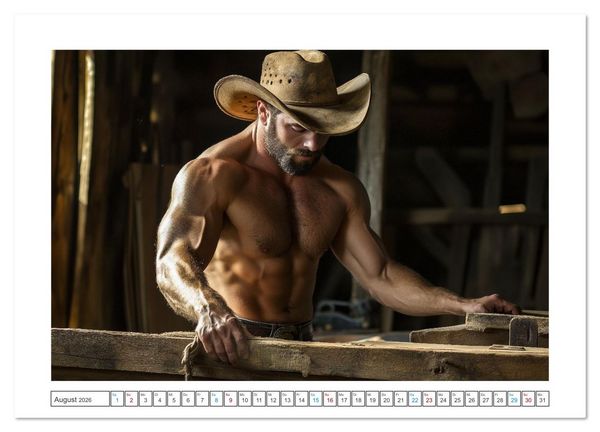 Produktbild: Sattel mich, Cowboy! (Wandkalender 2026 DIN A3 quer), CALVENDO Monatskalender