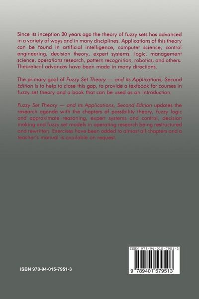 Produktbild: Fuzzy Set Theory &mdash; and Its Applications