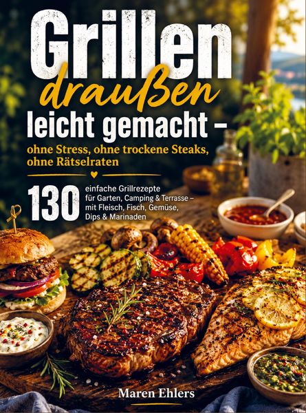 Grillen draußen leicht gemacht - ohne Stress, ohne trockene Steaks, ohne Rätselraten, Taschenbuch von Maren Ehlers, Bookmundo, 9789403894768