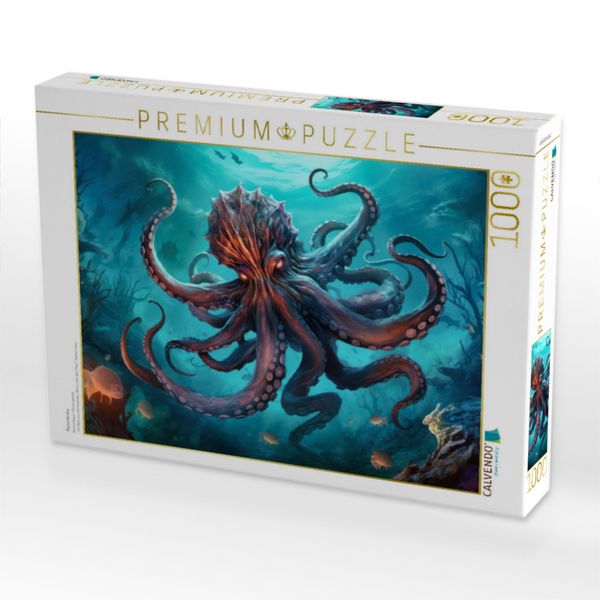 Produktbild: CALVENDO Puzzle Riesenkrake | 1000 Teile Lege-Gr&ouml;&szlig;e 64x48cm Foto-Puzzle f&uuml;r gl&uuml;ckliche Stunden