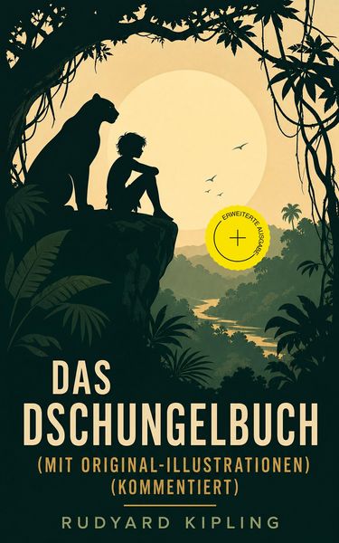 Produktbild: Das Dschungelbuch (mit Original-Illustrationen) (Kommentiert)