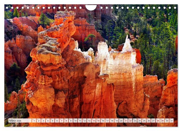 Produktbild: Bryce Canyon, Wunder der Natur (Wandkalender 2026 DIN A4 quer), CALVENDO Monatskalender