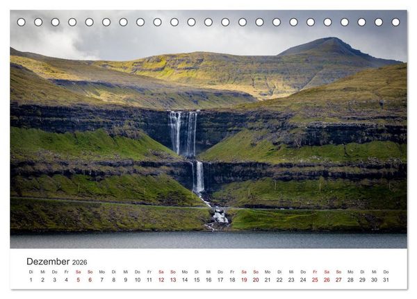 Produktbild: F&auml;r&ouml;er Inseln - Geheimnisvolle Inseln im Nordatlantik (Tischkalender 2026 DIN A5 quer), CALVENDO Monatskalender