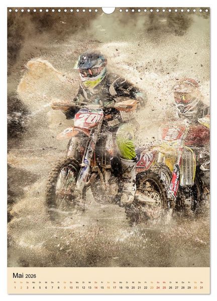 Produktbild: Motocross - Sport der Extreme (Wandkalender 2026 DIN A3 hoch), CALVENDO Monatskalender