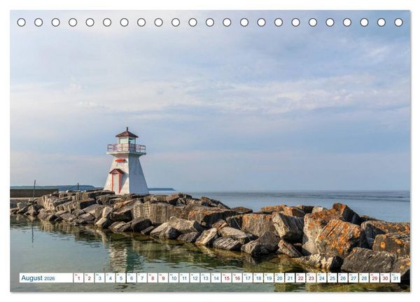 Produktbild: Ontario Kanada, Lake Huron und Georgian Bay (Tischkalender 2026 DIN A5 quer), CALVENDO Monatskalender