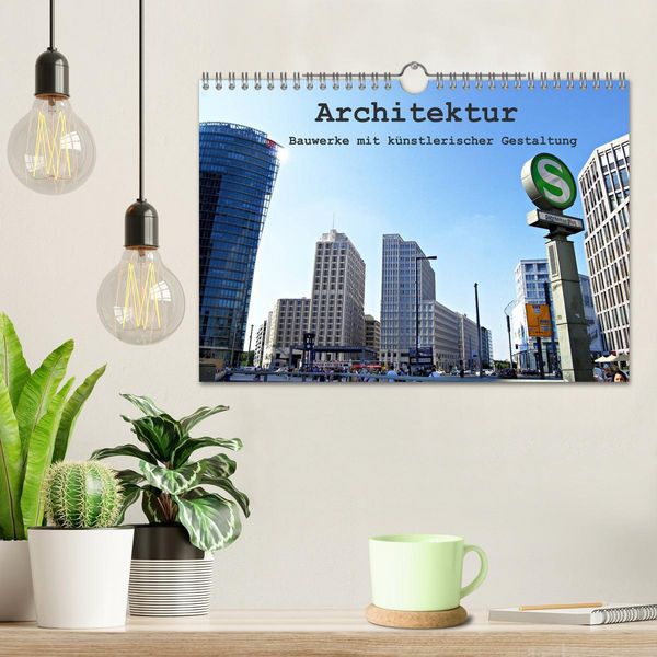 Produktbild: Architektur - Bauwerke mit k&uuml;nstlerischer Gestaltung (Wandkalender 2026 DIN A4 quer), CALVENDO Monatskalender