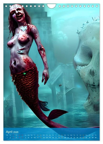 Produktbild: Sirens of the Undead Seas (Wall Calendar 2026 DIN A4 portrait), CALVENDO 12 Month Wall Calendar