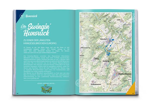 Produktbild: KOMPASS Schr&auml;ge Touren Deutschland, 47 Touren