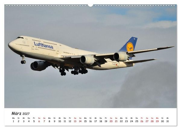 Produktbild: Ein Jahr in der Welt der Luftfahrt (hochwertiger Premium Wandkalender 2027 DIN A2 quer), Kunstdruck in Hochglanz