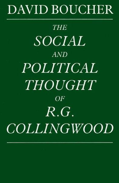 Produktbild: The Social and Political Thought of R. G. Collingwood