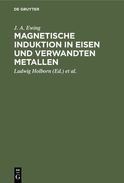 Produktbild: Magnetische Induktion in Eisen und verwandten Metallen
