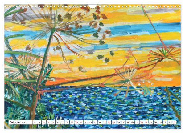Produktbild: Landschaft in der Malerei: Ein Kunstkalender (Wandkalender 2026 DIN A3 quer), CALVENDO Monatskalender