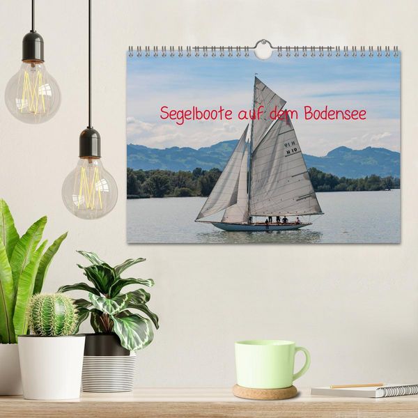 Produktbild: Segelboote auf dem Bodensee (Wandkalender 2026 DIN A4 quer), CALVENDO Monatskalender