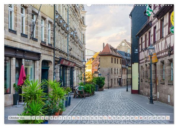 Produktbild: F&uuml;rth Impressionen (Wandkalender 2026 DIN A2 quer), CALVENDO Monatskalender