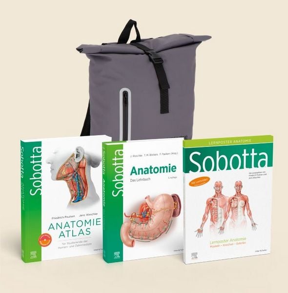 Produktbild: Sobotta Bag Atlas, Lehrbuch und Poster - Limited Edition