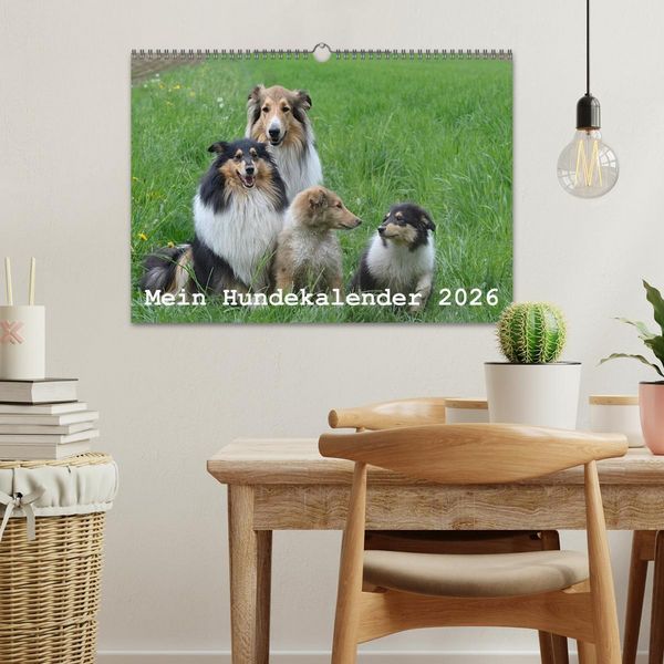 Produktbild: Mein Hundekalender 2026 (Wandkalender 2026 DIN A3 quer), CALVENDO Monatskalender