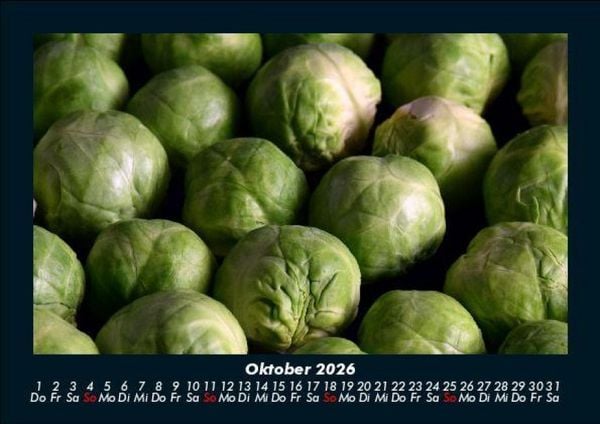 Produktbild: Gem&uuml;sekalender 2026 Fotokalender DIN A5