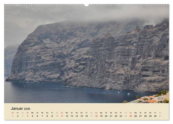 Produktbild: Teneriffa 2026 (Wandkalender 2026 DIN A2 quer), CALVENDO Monatskalender