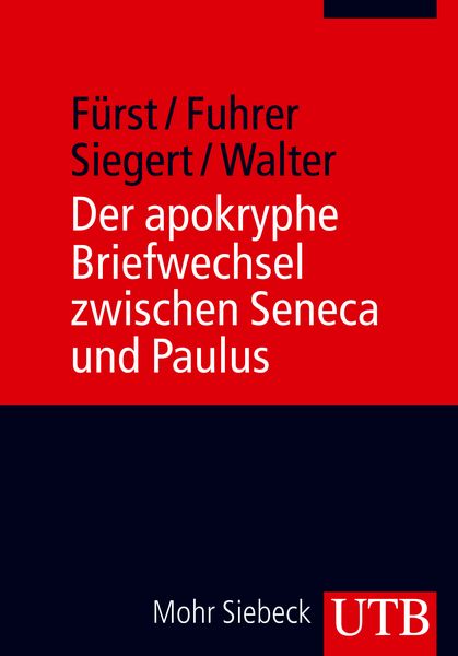 Produktbild: Der apokryphe Briefwechsel zwischen Seneca und Paulus