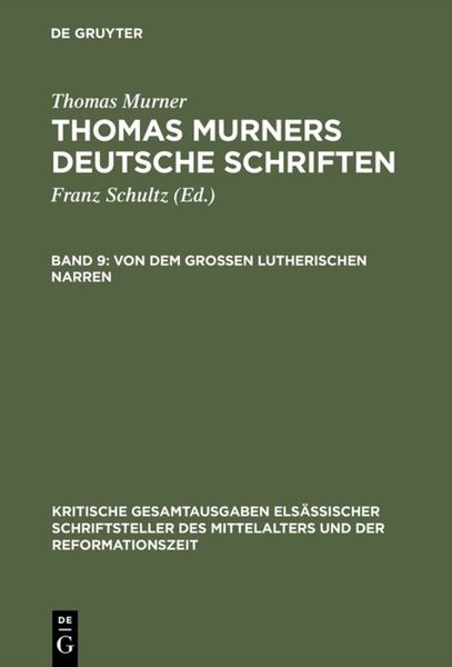 Produktbild: Von dem gro&szlig;en Lutherischen Narren