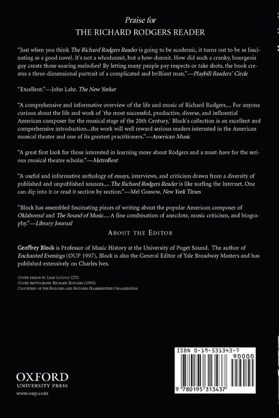 Produktbild: The Richard Rodgers Reader
