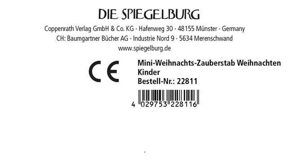 Produktbild: Mini-Zauberstab - Wintertiere im Weihnachtswald, sort.i.D.