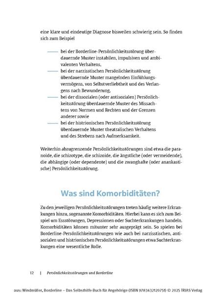 Produktbild: Borderline - Das Selbsthilfe-Buch f&uuml;r Angeh&ouml;rige