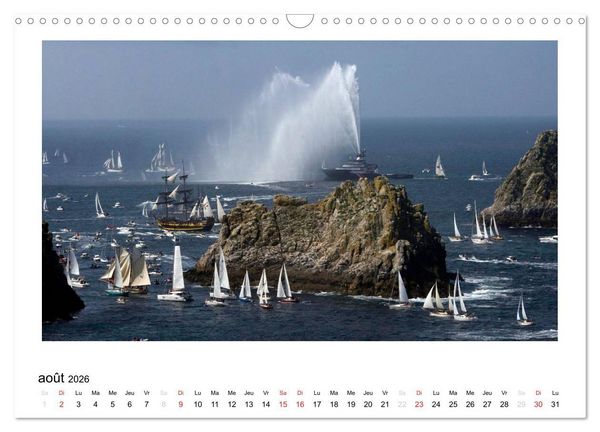 Produktbild: Toutes voiles dehors (Calendrier mural 2026 DIN A3 vertical), CALVENDO calendrier mensuel