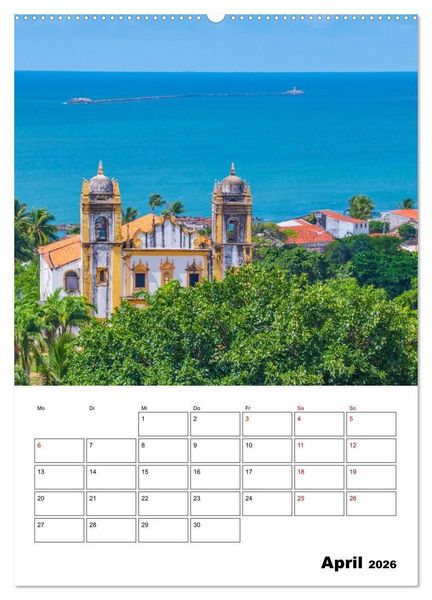 Produktbild: Olinda - ein Traumreiseziel (Wandkalender 2026 DIN A2 hoch), CALVENDO Monatskalender