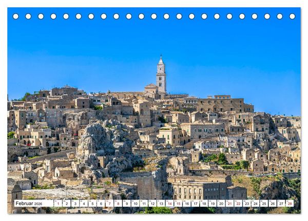 Produktbild: Matera - Die Stadt der Sassi (Tischkalender 2026 DIN A5 quer), CALVENDO Monatskalender