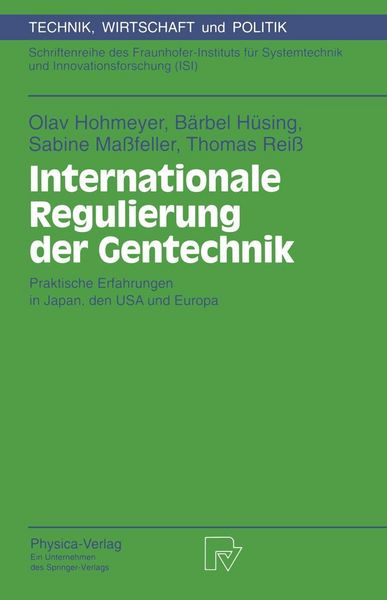 Produktbild: Internationale Regulierung der Gentechnik