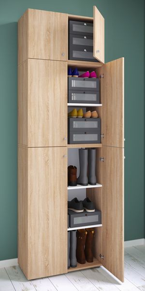 Produktbild: XXL Schuhschrank Kleiderschrank Schrank Lona 5f A