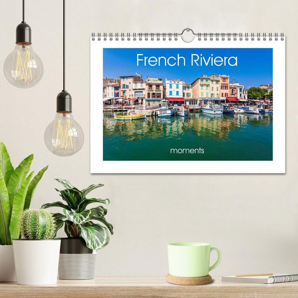 Produktbild: French Riviera moments (Wall Calendar 2026 DIN A4 landscape), CALVENDO 12 Month Wall Calendar